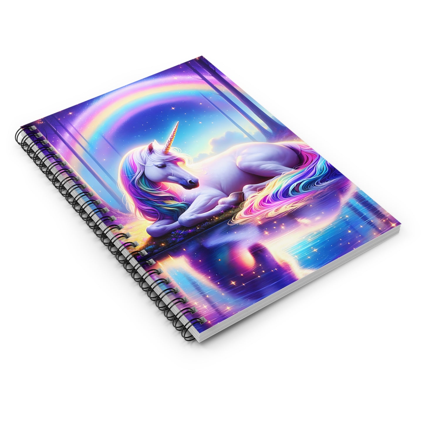 Unicorn Spiral Notebook - Ruled Line