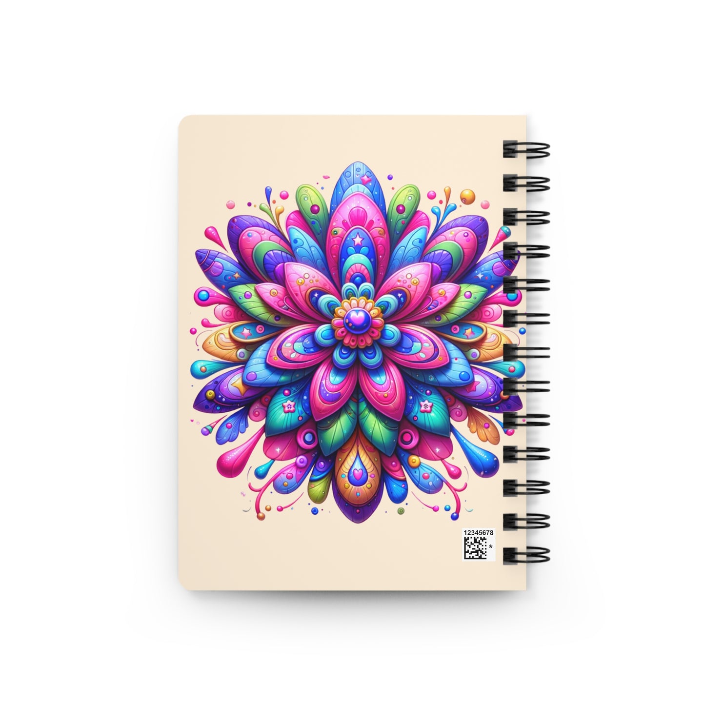 Flower Pattern - Spiral BoundJournal