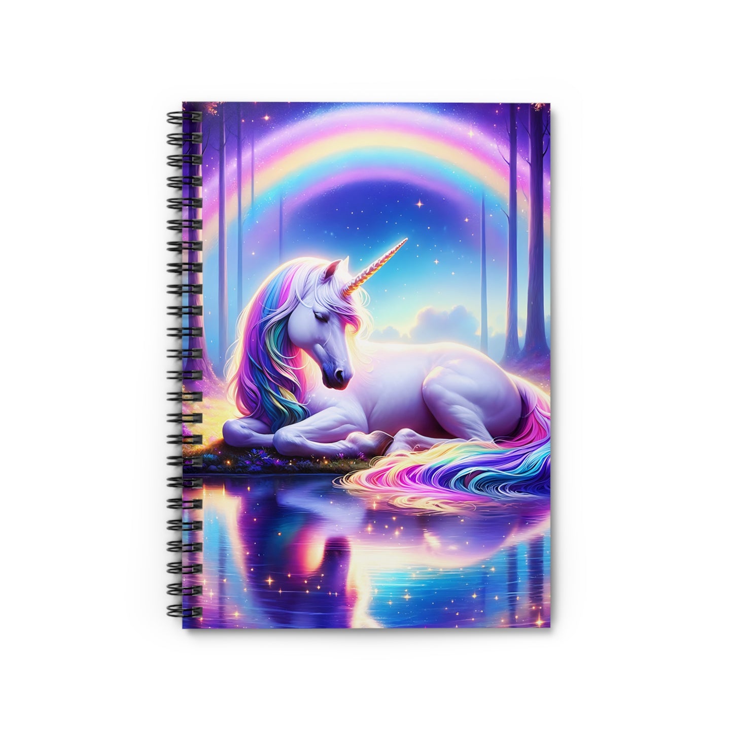 Unicorn Spiral Notebook - Ruled Line