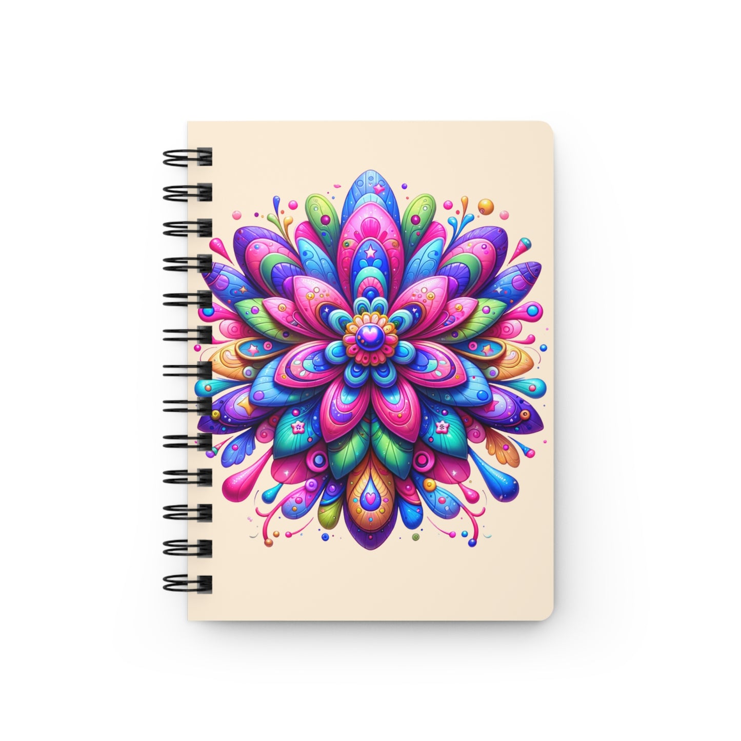 Flower Pattern - Spiral BoundJournal