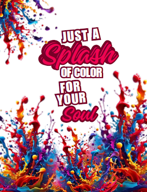 Liquid Color Splash Explosion Journal